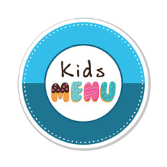 Kids Menu design 