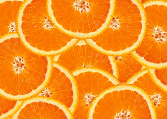 juicy orange slices background