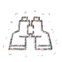 group  people  shape  binoculars
