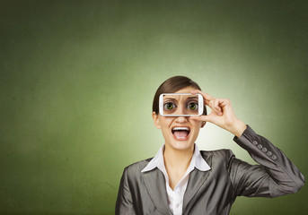 Woman with mobile phone