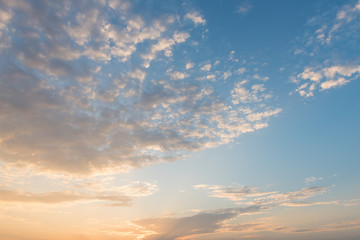 Sunset sky background