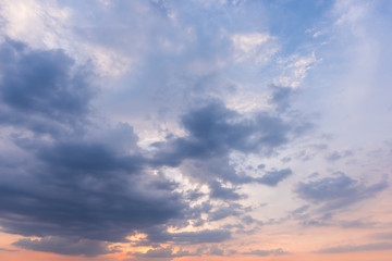 sky sunset background