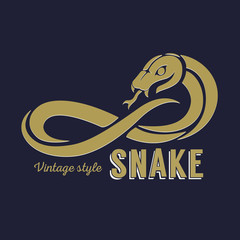 Obraz premium snake logo