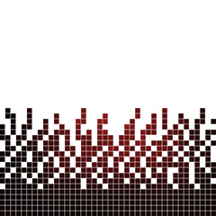 abstract vector square pixel mosaic background