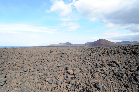 L'ouest du Parc Naturel de Los Volcanes &agrave; Lanzarote