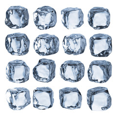 Naklejka premium Ice Cubes