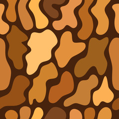 abstract vector chaotic spotted seamless pattern