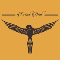 Fototapeta premium Parrot logo
