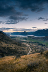 Landscape of South island, New Zealand