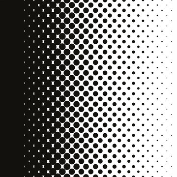 Halftone Dots Pattern Gradient In Vector Format