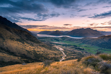 Landscape of South island, New Zealand