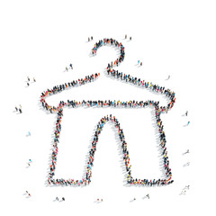 people  shape hanger clothes