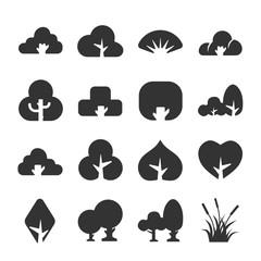 Tree icons set