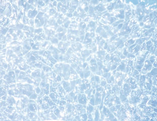 Blue water texture with ripple useful as a background - blue  tone