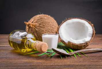 Coconut milk and coconut oil