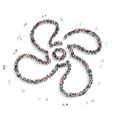people shape  propeller group