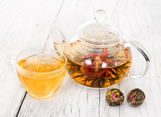Chinese flowering tea