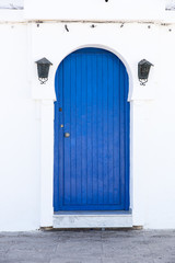 Streets and corners of Asillah in Morocco