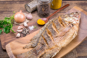 Ingredients of Fish fried