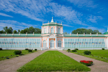 MOSCOW, RUSSIA - June 12, 2015: The Greenhouse, Kuskovo manor, M