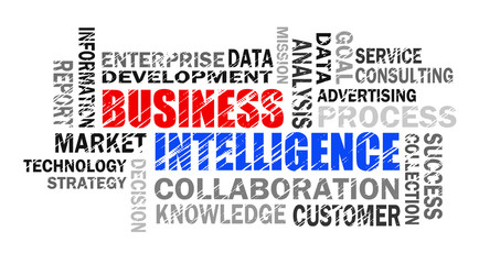 business intelligence word cloud