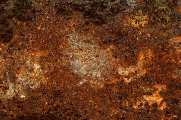 Vivid texture of old and rusty metal
