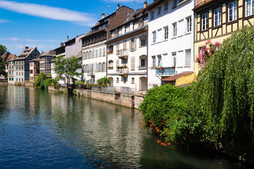 Fototapeta na wymiar Petit France in Straßburg/Frankreich