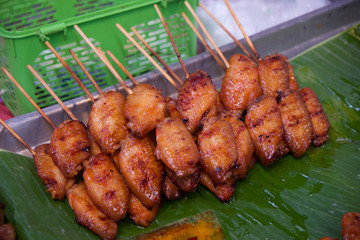 Grilled chicken wing