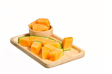 cantaloupe isolated