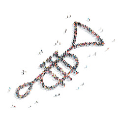 people  shape  horn music