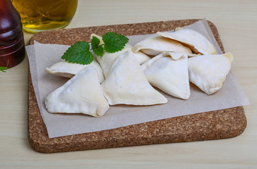 Raw potato dumplings