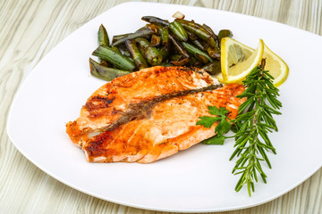 Salmon steak