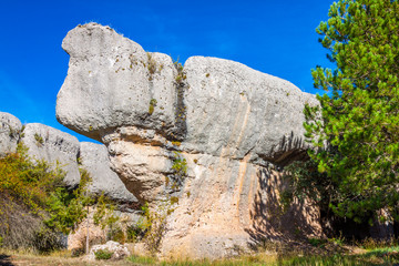 The Ciudad Encantada (Enchanted City), geological site in Cuenca