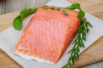 Salted salmon