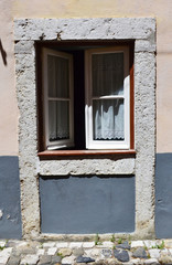 Old window of house