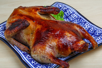 Roasted duck