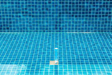 Swimming pool under construction