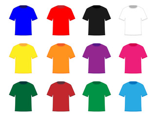 Tee Shirts in Different Colours