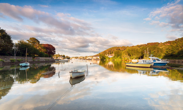 High Tide at Millbrook in Cornwall