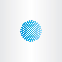 business logo blue globe vector