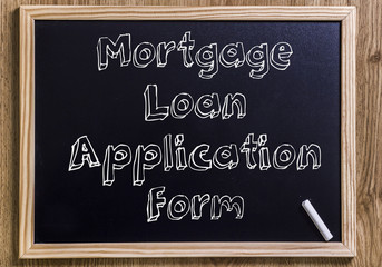 Mortgage Loan Application Form