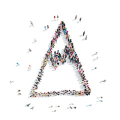 people  shape mountain cartoon