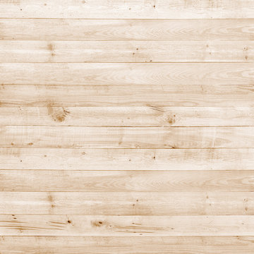 Fototapeta Wood pine plank light brown texture for background