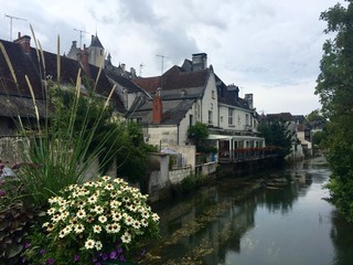 Fototapeta na wymiar I canali di Loches - Indre val di Loire, Francia