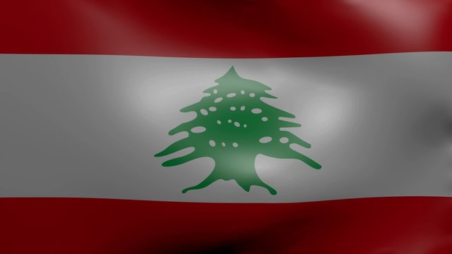 lebanon strong wind flag