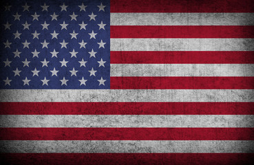 Fototapeta premium Vintage American Flag