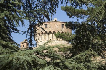 Fototapeta na wymiar Volterra State Prison, Tuscany, Italy