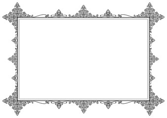 Elegant Black Vintage Frame