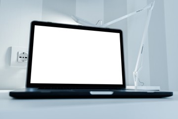 Laptop Computer on Desk