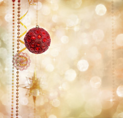 Fototapeta na wymiar Christmas Balls on the Christmas Tree